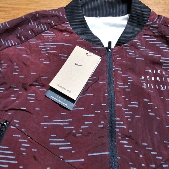 Nike Therma-FIT Repel Reversible Jacket Run Division M Red White DM4626-652 New - Picture 7 of 16